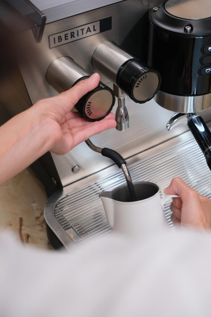 iberital vista detalle mandos vapor baja